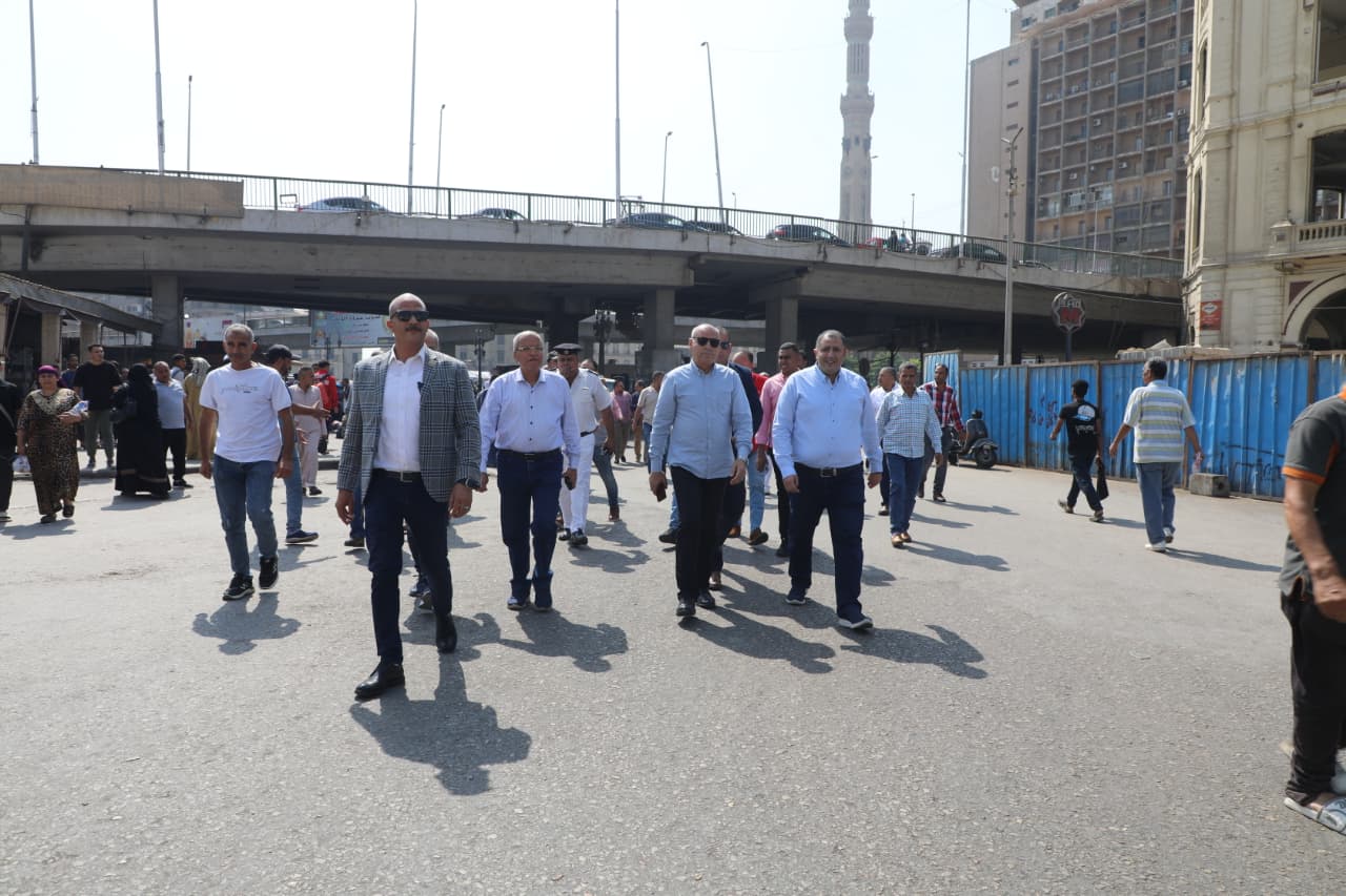 إخلاء إشغالات ميدان رمسيس ونقلة حضارية تعيد له رونقه التاريخي