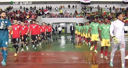 منتخب مصر يواجه إثيوبيا