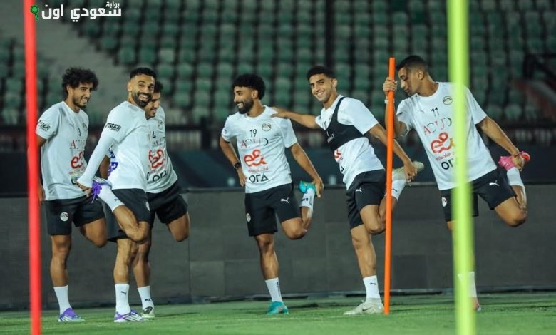 منتخب مصر يستعد لمواجهة إثيوبيا