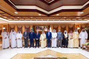 رئيس جامعة الإمام يستقبل وزير التعليم العالي السوري