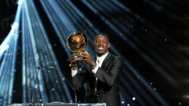 عثمان ديمبيلي يتوج بجائزة الكرة الذهبية