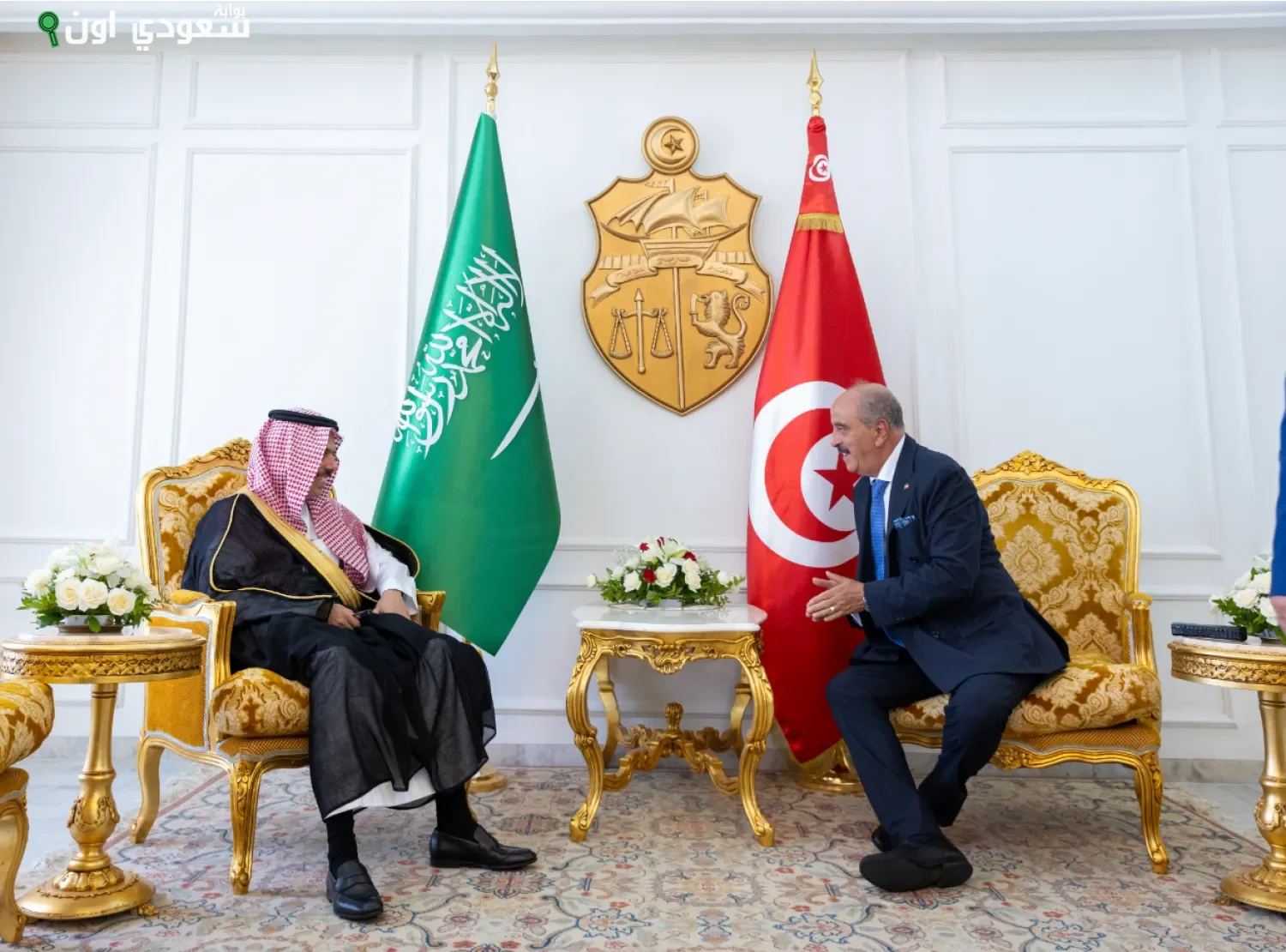 وزير الخارجية السعودي فيصل بن فرحان يصل إلى تونس