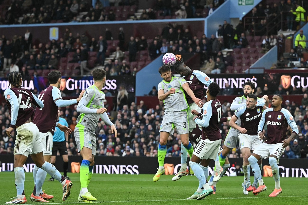 مباراة مانشستر سيتي واستون فيلا