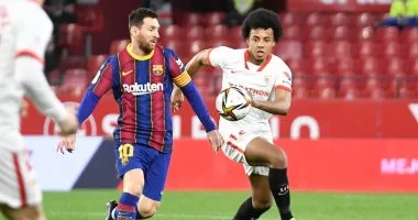 إشبيلية يتقدم على برشلونة