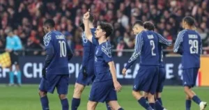 باريس سان جيرمان يتقدم 2-0 على بريست في الشوط الأول بالدوري الفرنسي