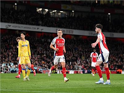 أرسنال يتقدم على كريستال بالاس بهدف في الشوط الأول بالدوري الإنجليزي