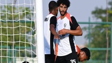 عمرو ناصر مهاجم الزمالك اساسي