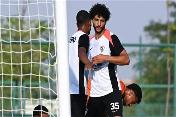 عمرو ناصر مهاجم الزمالك اساسي