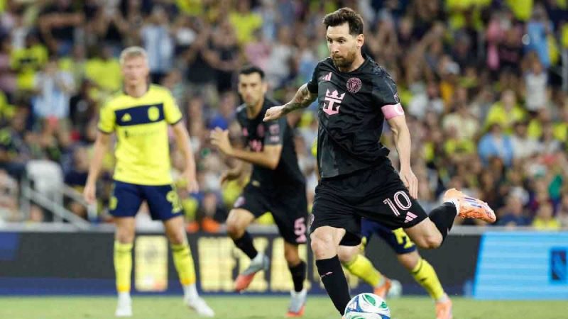 ميسي يسجل هاتريك مع انتر ميامي