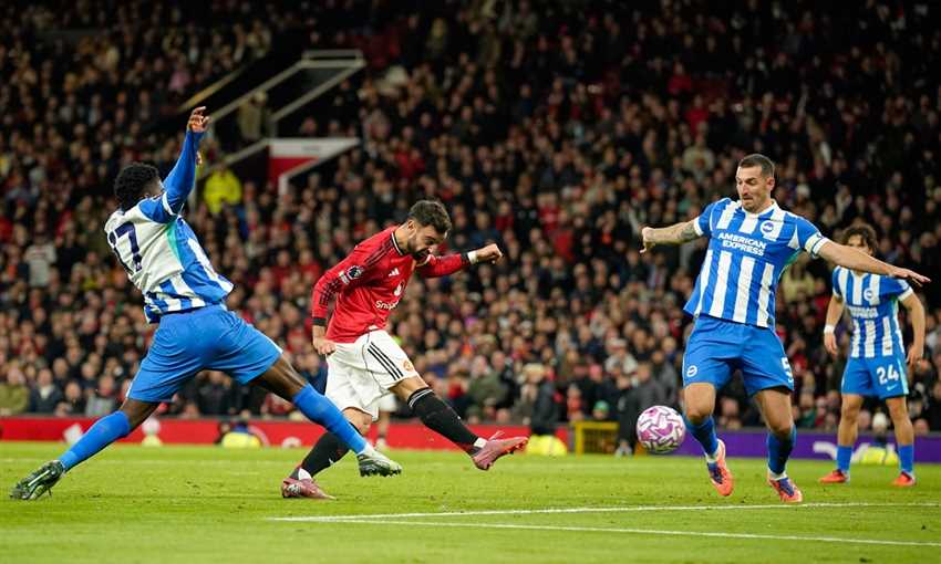 مانشستر يونايتد يفوز على برايتون الدوري الانجليزي