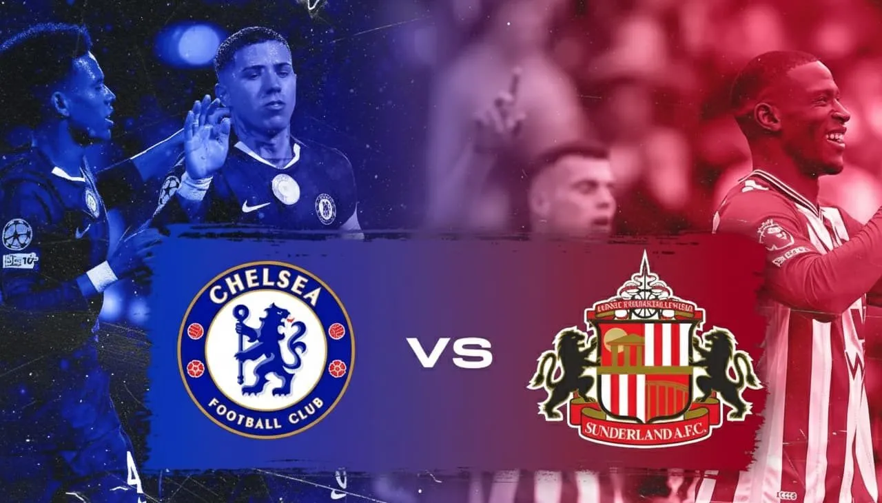 سندرلاند يقلب الطاولة على تشيلسي ويفوز 2-1 في الدوري الإنجليزي مباراة تشيلسي وضيفه سندرلاند