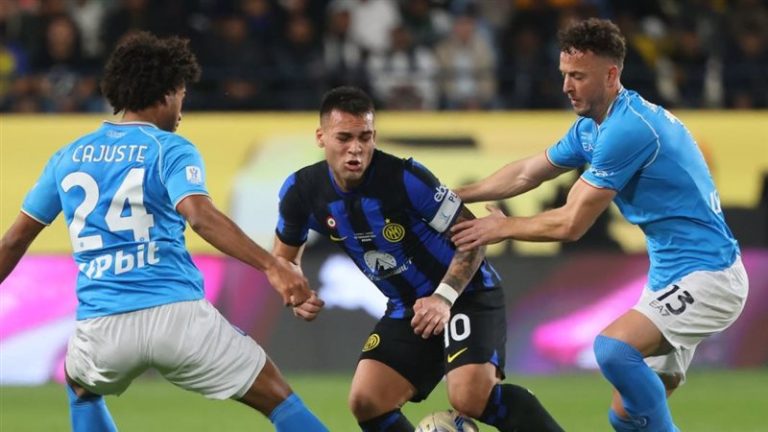 موعد مباراة نابولي وإنتر ميلان اليوم