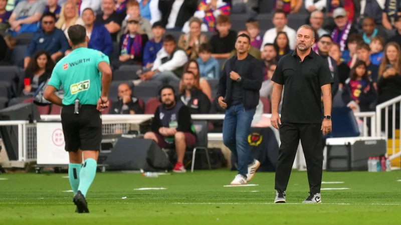 طرد هانز فليك في الدوري الاسباني