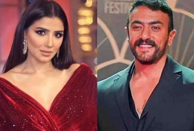 أحمد العوضي ومي عمر