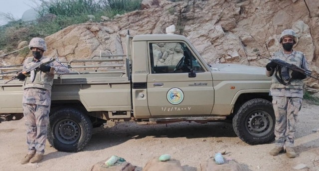 الدوريات البرية لحرس الحدود