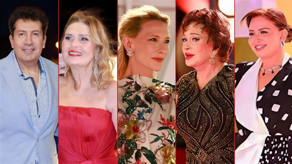 نجوم الفن فى عرض فيلم أب أم أخت أخ