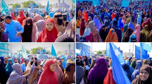 احتجاجات كبرى في الصومال تؤكد رفضها لانتهاكات إسرائيل لسيادة البلاد ووحدتها