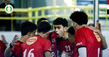 الأهلي يتوج بلقب دوري المرتبط للكرة الطائرة بعد انتصاره الباهر على فريق 15 سنة