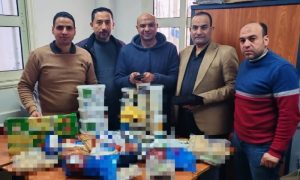 البحيرة تكشف عن طن من ملح الطعام غير المعروف المصدر وسلع غذائية منتهية الصلاحية في أبوحمص والرحمانية