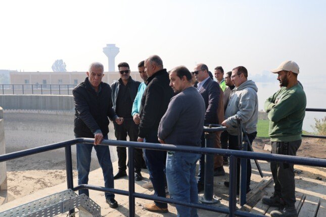 تفقد مستشار رئيس مجلس الوزراء محطة مياه المنشأة الكبرى في كفر شكر لتحسين الخدمات العامة